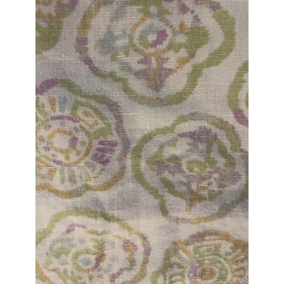 Harve Benard 100% Wide Leg Linen‎ Cropped Multi-Colored Cropped Pants Size 8 - Picture 8 of 12